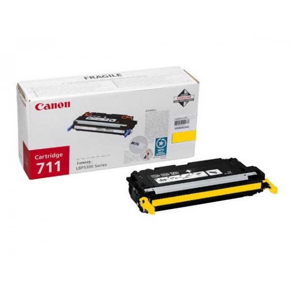 Reducere  Toner laser Canon 711 – Yellow, 6000 pagini