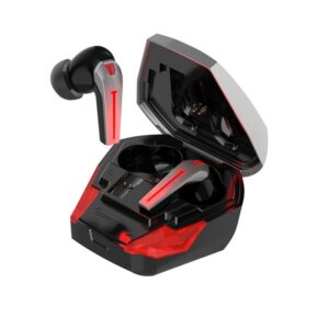 Reducere  Casti Bluetooth pentru Gaming Techstar® K80, Bluetooth 5.0, Microfon, Control prin atingere, Indicator LED, Rezistente la apa, potrivite pentru jocuri video/fitness/birou, Carcasa Magnetica, Negru Reducere