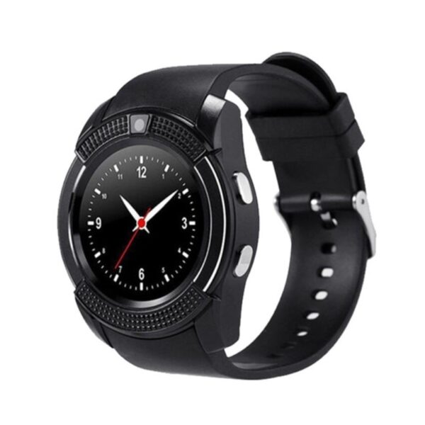 Reducere  Ceas Smartwatch V8 Negru HandsFree Bluetooth 3.0 Micro SIM Android Camera 1.3MP Reducere