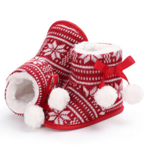 Reducere  Cizmulite rosii pentru fetite – Snow