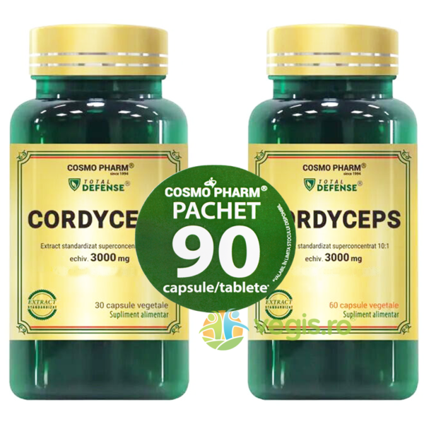 Reducere  Cordyceps 300mg 60cps + 30cps