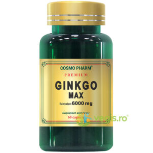 Reducere  Ginkgo Max Extract 120mg echiv. 6000mg 60cps Premium