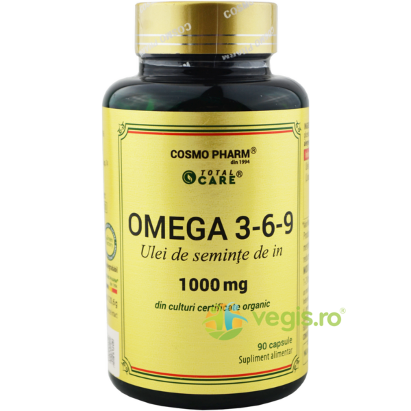 Reducere  Omega 3-6-9 Ulei de In 1000mg 90cps