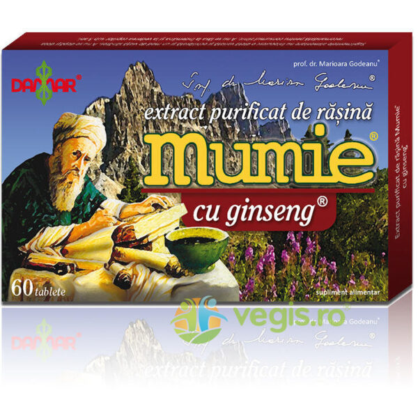 Reducere  Mumie Extract De Rasina Si Ginseng 60tablete