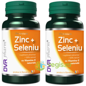 Reducere  Zinc Seleniu cu Vitamina C Naturala 60cps+60cps