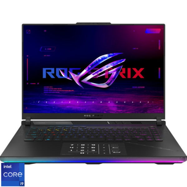 Reducere  ✅ Laptop ASUS Gaming 16” ROG Strix SCAR 16 G634JZ, QHD+ 240Hz Mini LED G-Sync, Procesor Intel® Core™ i9-13980HX (36M Cache, up to 5.60 GHz), 32GB DDR5, 2x 1TB SSD, GeForce RTX 4080 12GB, No OS, Off Black, 3Yr Reducere