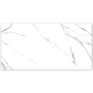 Reducere  Gresie portelanata rectificata Carrara White  bookmatch A  60X120  lucioasa Reducere