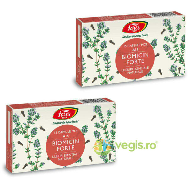 Reducere  Pachet Biomicin Forte (A15) 15cps+15cps