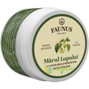 Reducere  Crema Tip Balsam cu Marul Lupului, Ceara de Albine si Rasina de Brad 50ml