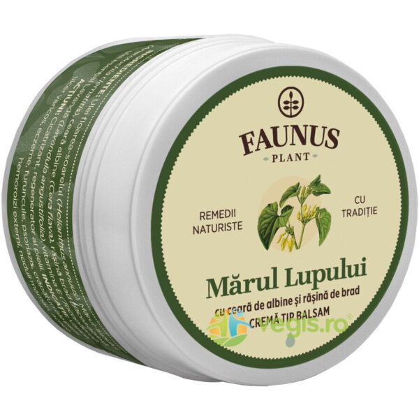 Reducere  Crema Tip Balsam cu Marul Lupului, Ceara de Albine si Rasina de Brad 50ml