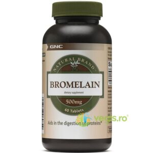 Reducere  Bromelain 500mg (Bromelaina) Natural Brand 60tb