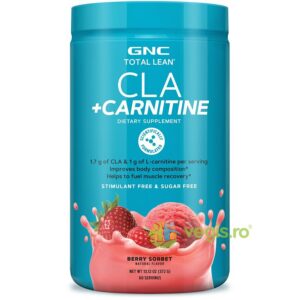 Reducere  CLA + Carnitine (Acid Linoleic Conjugat si Carnitina) cu Aroma de Serbet de Fructe de Padure Total Lean 372g