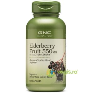 Reducere  Extract Standardizat din Fructe de Soc (Elderberry Fruit) Herbal Plus 550mg 100cps