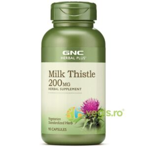 Reducere  Milk Thistle (Silimarina) Herbal Plus 200mg 90cps vegetale