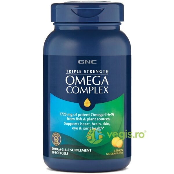 Reducere  Omega Complex (Acizi Grasi Omega-3-6-9) Triple Strength 90cps moi