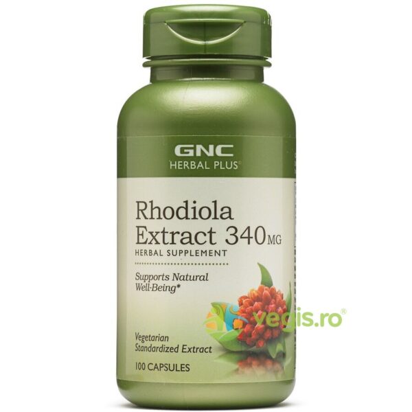 Reducere  Rhodiola (Extract de Rodiola) Herbal Plus 340mg 100cps