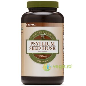 Reducere  Psyllium Seed Husk (Seminte de Psyllium Decorticate) Natural Brand 500mg 180cps