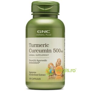 Reducere  Turmeric Curcumin Herbal Plus 500mg 100cps vegetale