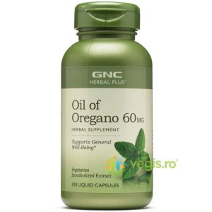 Reducere  Ulei de Oregano Extract Standardizat (Oil Of Oregano) Herbal Plus 60mg 100cps lichide