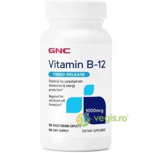 Reducere  Vitamina B12 1000mcg 90tb vegetale cu eliberare prelungita