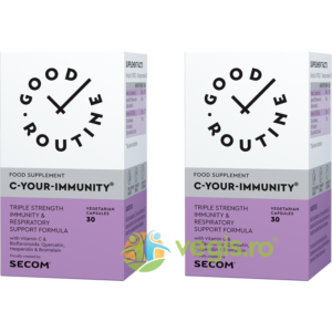 Reducere  Pachet C Your Immunity 30cps vegetale + 30cps vegetale Secom,