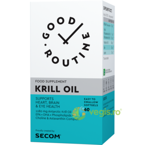 Reducere  Krill Oil 60cps moi Secom,