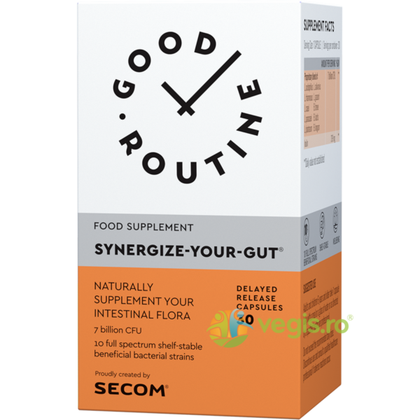 Reducere  Synergize Your Gut 30cps Secom,