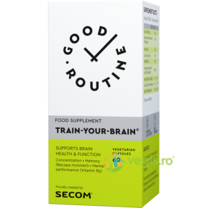 Reducere  Train Your Brain 60cps vegetale Secom,