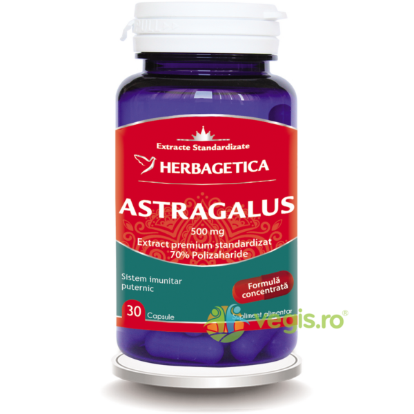 Reducere  Astragalus 500mg cu 70% Polizaharide 30cps