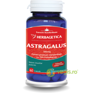 Reducere  Astragalus 500mg cu 70% Polizaharide 60cps