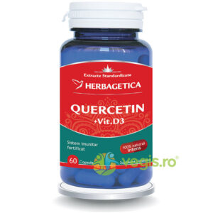 Reducere  Quercetin + Vitamina D3 60cps