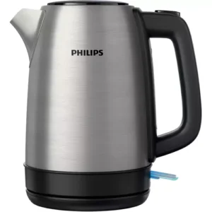 Reducere  Fierbator Philips HD9350/90, 1850W, 1.7 l, fara fir, baza Pirouette 360, lampa de control, sistem de siguranta impotriva incalzirii in gol, Argintiu