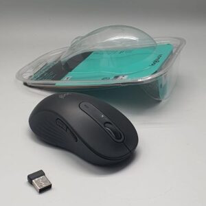 Reducere  Mouse Wireless Logitech Signature M650 L Left, Bluetooth/USB, recomandat pentru mana stanga (Gri)