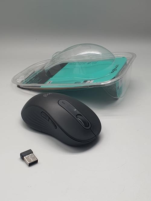 Reducere  Mouse Wireless Logitech Signature M650 L Left, Bluetooth/USB, recomandat pentru mana stanga (Gri)