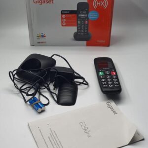 Reducere  Telefon Gigaset E290HX, DECT, GAP, CAT iq 2.0, 10 ore (Negru)