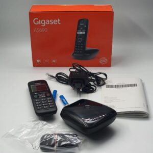 Reducere  Telefon DECT fara fir Gigaset AS690, Caller ID (Negru)