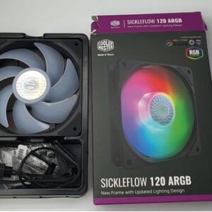 Reducere  Ventilator Cooler Master, 120 ARGB, PWM, Negru