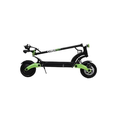 Reducere  Trotineta electrica SPEEDXMAN Cyberbot, Viteza 53 Km/h, Autonomie 45-70Km, Motor 2 x 500W, Frane mecanice pe disc, Roti 8.5inch, baterie 48V/19.2Ah (Negru)