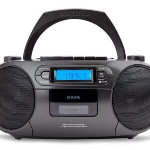 Reducere  Microsistem Audio Aiwa BBTC-550 Boombox, Bluetooth, CD, Caseta (Negru)