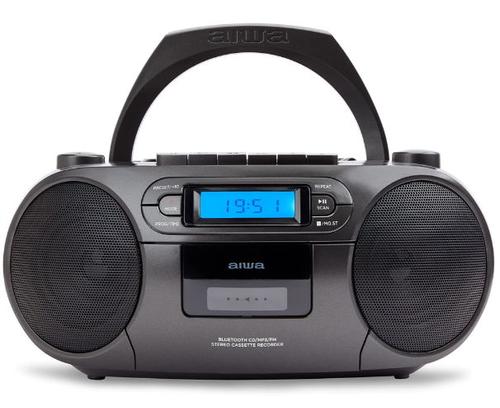 Reducere  Microsistem Audio Aiwa BBTC-550 Boombox, Bluetooth, CD, Caseta (Negru)