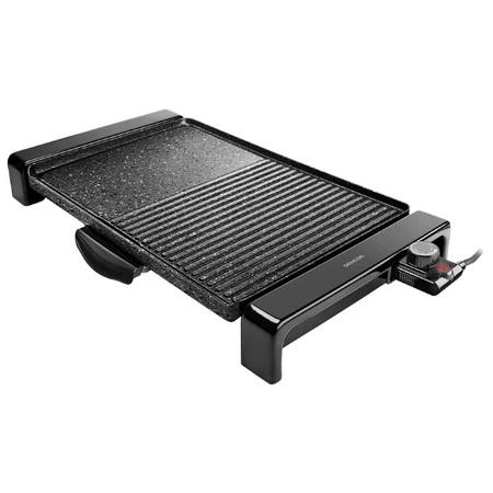 Reducere  Gratar electric 2 in 1 Sencor SBG 108BK, 2300 W, zona plata, zona grill, Termostat (Negru)