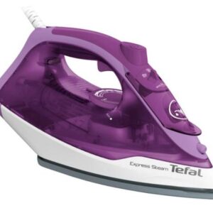 Reducere  Fier de calcat Tefal Express Steam FV2836E0, 2400 W, 270 ml, 165 g/min, Functie Anticalcar (Alb/Mov)