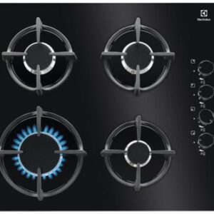 Reducere  Plita incorporabila Electrolux KGG6407K, Gaz, 4 zone de gatit, Aprindere electrica, 60 cm (Negru)