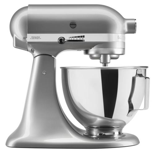 Reducere  Robot de bucatarie KitchenAid 5KSM95PSEMC, 4.3 L, 275 W (Argintiu)