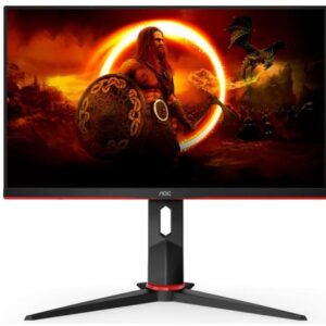 Reducere  Monitor Gaming IPS LED AOC 23.8inch Q24G2A/BK, QHD (2560 x 1440), HDMI, DisplayPort, Boxe, Pivot, 165 Hz, 4 ms (Negru)