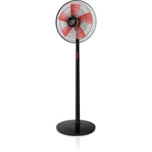 Reducere  Ventilator cu picior Taurus Boreal 16C Elegance, 50 W, 3 viteze, 40 cm (Negru/Rosu)