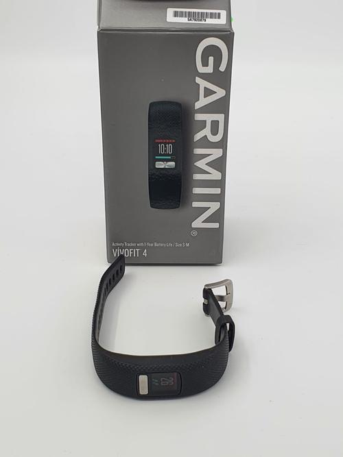 Reducere  Bratara Fitness Garmin Vivofit 4, Bluetooth, Marimea S/M (Negru)