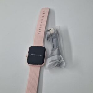 Reducere  Ceas activity tracker Huami Amazfit Bip 3 Pro, Bluetooth 5.0, Waterproof 5ATM, senzor SpO2 (Roz)