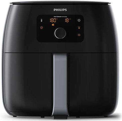 Reducere  Friteuza fara ulei Philips Airfryer XXL HD9650/90, Tehnologie Twin TurboStar, Capacitate 7.3 L, Display digital (Negru)