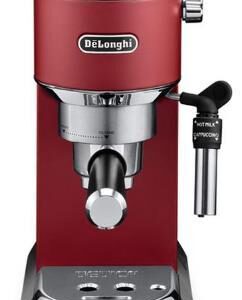 Reducere  Espressor manual DeLonghi Dedica Style EC685.R, 1300 W, 15 Bar, 1.1 l, Slim (Rosu)